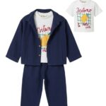 💙şık 3’lü takım
👕 Tişört + ceket + pantolon